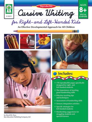 cover image of Cursive Writing for Right- & Left- Handed Kids, Grades 3 - 7